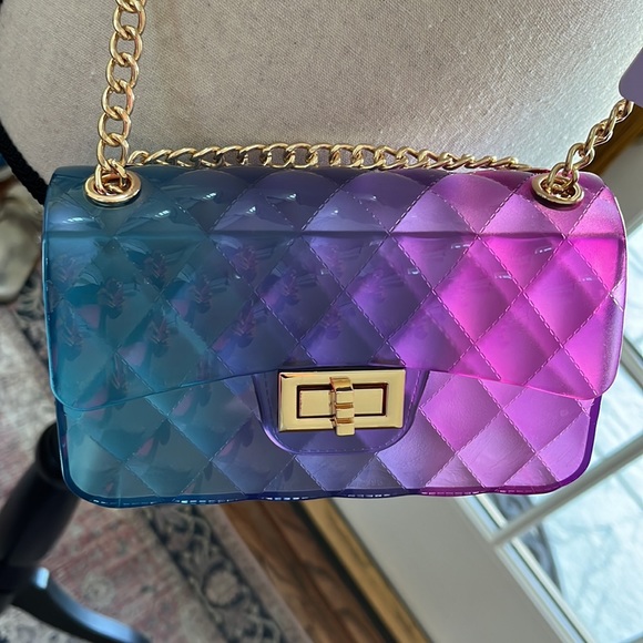 Jill & Ally Ombré Jelly Convertible Clutch/Crossbody - New with Tags - Picture 5 of 16